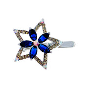 Floriana Star Magnetic Hair Clip Cubic Zirconia CZ Crystal Hairpin Small Barrette, Magnetic Clip - MOGHANT