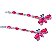 Francette Honey Bee Bobby Pin Cubic Zirconia Swarovski Elementary Crystal, Bobby Pin - MOGHANT