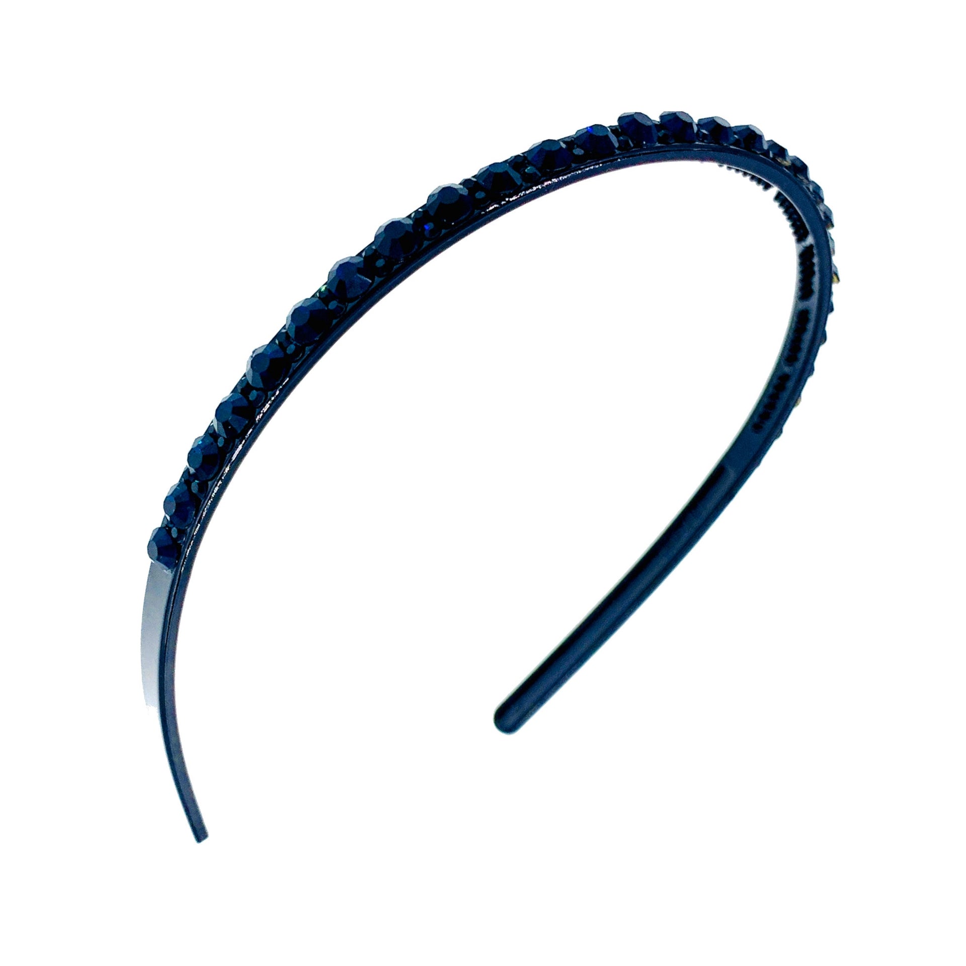 Velia Handmade Acrylic Simple Rhinestone Crystals Headband Hairband Prom Party Gift, Headband - MOGHANT