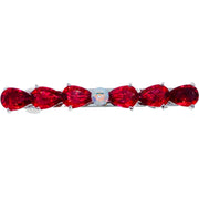 Clara Glam BOW Barrette Cubic Zirconia CZ Crystal Swarovski Elementary Crystal, Barrette - MOGHANT