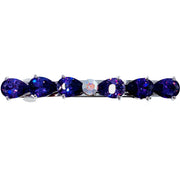 Clara Glam BOW Barrette Cubic Zirconia CZ Crystal Swarovski Elementary Crystal, Barrette - MOGHANT