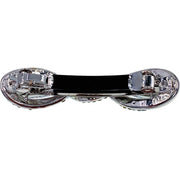 Cristiana Glam BOW Barrette Cubic Zirconia CZ Crystal Swarovski Elementary Crystal, Barrette - MOGHANT