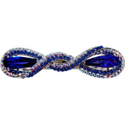 Cristiana Glam BOW Barrette Cubic Zirconia CZ Crystal Swarovski Elementary Crystal, Barrette - MOGHANT