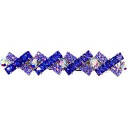 Andreina Glam Bow Simple Barrette Cubic Zirconia CZ Crystal Swarovski Elementary Crystal, Barrette - MOGHANT
