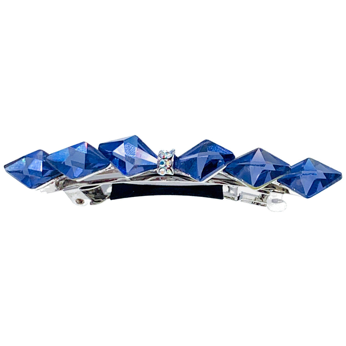 Malvolia BOW Barrette Cubic Zirconia CZ Crystal Swarovski Elementary Crystal, Barrette - MOGHANT