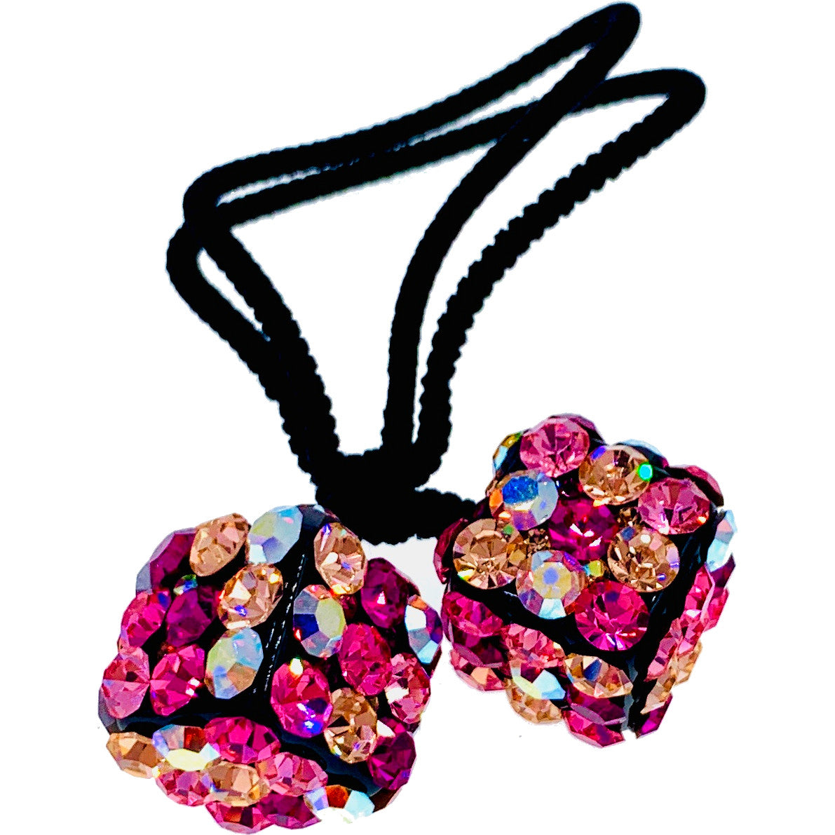 Ambrosine Handmade Dice Ponytail Holder Scrunchies use Swarovski Crystal Hair Rope Wrap, Ponytail Holder - MOGHANT