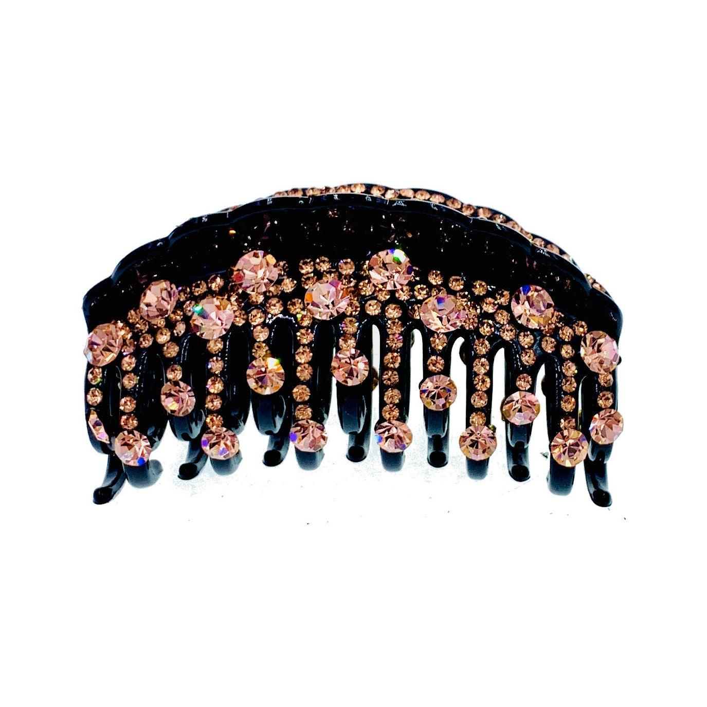 Daphne Handmade Acrylic Flower Hair Claw JAW  use Swarovski Elemental Crystal, Hair Claw - MOGHANT