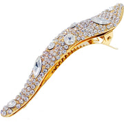 MAXIMAS VICTORIAN HANDMADE RHINESTONE CRYSTAL EMBELLISHED HAIR CLIP CLAMP ALLIGATOR PELICAN BEAK HAIRPIN, Hair Clip - MOGHANT