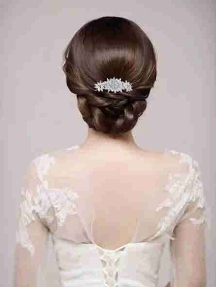 Fiona Wedding Hair Comb Cubic Zirconia Crystal