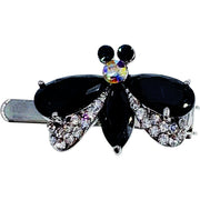 Honey Bee Magnetic Hair Clip use Cubic Zirconia CZ Crystal Hairpin Small Barrette, Magnetic Clip - MOGHANT