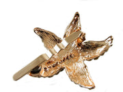 Starfish Magnetic Hair Clip Sea Star use Swarovski Crystal Gold base AB, Magnetic Clip - MOGHANT